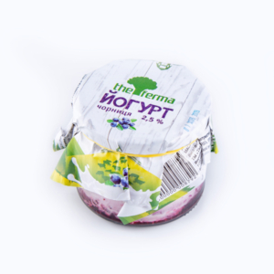 jogurt chornitsya 2.5 300x300 - Йогурт з чорницею термостатний 2,5%