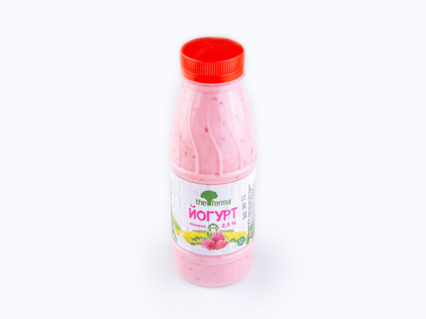 jogurt malina 330 600x450 - Йогурт з малиною питний 2,5%