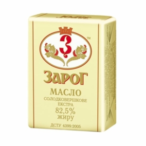 maslo zarog 82.5 300x300 - Масло вершкове Екстра 82,5%
